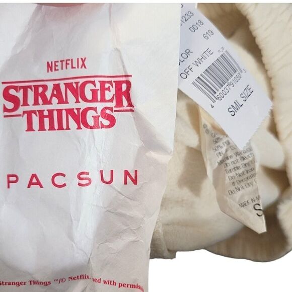 Stranger Things x PacSun Upside Down Sweatpants Hawkins High SZ S NWT - Picture 4 of 8